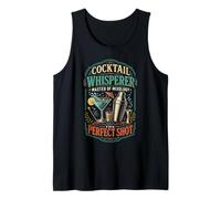 Bartender Mixologist Cocktail Whisperer Master of Mixology & Tank Top