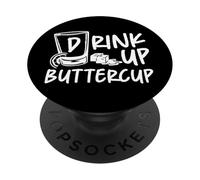 Bartender Mixologist Drink Up Buttercup PopSockets Adhesive PopGrip