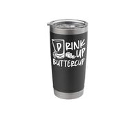 Bartender Mixologist Drink Up Buttercup Stainless Steel Insulated Tumbler