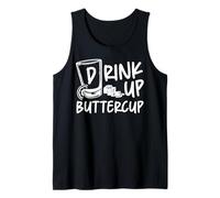 Bartender Mixologist Drink Up Buttercup Tank Top
