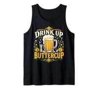 Bartender Mixologist Drink Up Buttercup Tank Top