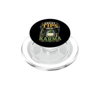 Bartender Mixologist Great Tips Great Karma PopSockets PopGrip for MagSafe