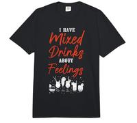 Bartender Mixologist I Have Mixed Drinks About Feelings Comfort Colors Adult Heavyweight T-Shirt