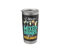 Bartender Mixologist I Have Mixed Drinks About Feelings Stainless Steel Insulated Tumbler