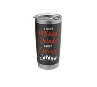 Bartender Mixologist I Have Mixed Drinks About Feelings Stainless Steel Insulated Tumbler