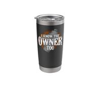 Bartender Mixologist I Know The Owner Too Stainless Steel Insulated Tumbler
