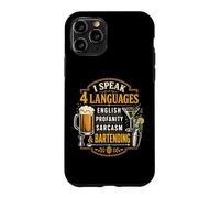 Bartender Mixologist I Speak 4 Languages English Profanity Case for iPhone 11 Pro