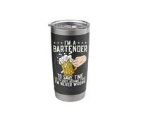 Bartender Mixologist I'm A Bartender to Save Time Let's Just Stainless Steel Insulated Tumbler