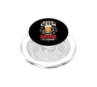 Bartender Mixologist Keep Calm Your Drink Is Coming PopSockets PopGrip for MagSafe