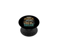 Bartender Mixologist Never Take Advice From Me You'll End Up PopSockets Adhesive PopGrip