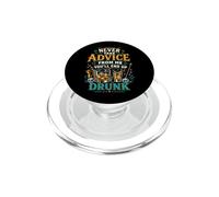Bartender Mixologist Never Take Advice From Me You'll End Up PopSockets PopGrip for MagSafe