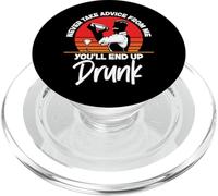 Bartender Mixologist Never Take Advice From Me You'll End Up PopSockets PopGrip for MagSafe