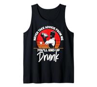 Bartender Mixologist Never Take Advice from Me You'll End Up Tank Top