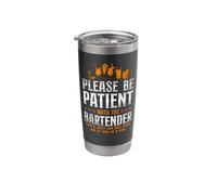 Bartender Mixologist Please Be Patient with The Bartender Stainless Steel Insulated Tumbler