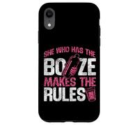 Bartender Mixologist She Who Has The Booze Makes The Rules Case for iPhone XR