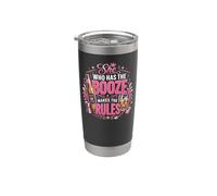 Bartender Mixologist She Who Has The Booze Makes The Rules Stainless Steel Insulated Tumbler