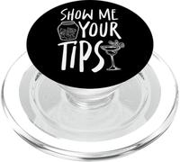 Bartender Mixologist Show Me Your Tips PopSockets PopGrip for MagSafe
