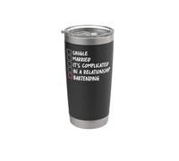 Bartender Mixologist Single Married It's Complicated in A Stainless Steel Insulated Tumbler