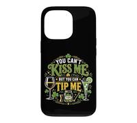 Bartender Mixologist St Patricks Day You Can't Kiss Me But Case for iPhone 13 Pro