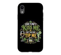 Bartender Mixologist St Patricks Day You Can't Kiss Me But Case for iPhone XR