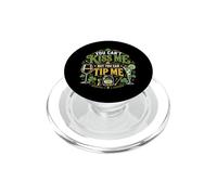 Bartender Mixologist St Patricks Day You Can't Kiss Me But PopSockets PopGrip for MagSafe
