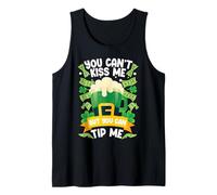 Bartender Mixologist St Patricks Day You Can't Kiss Me But Tank Top