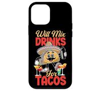 Bartender Mixologist Taco Will Mix Drinks For Tacos Case for iPhone 12 mini