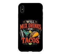 Bartender Mixologist Taco Will Mix Drinks For Tacos Case for iPhone XS Max