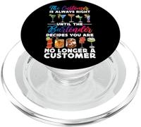 Bartender Mixologist The Customer Is Always Right Until The PopSockets PopGrip for MagSafe