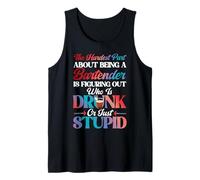Bartender Mixologist The Hardest Part About Being A Tank Top