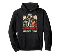 Bartender Mixologist This Bartender Has Serious Anger Issues Pullover Hoodie