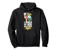 Bartender Mixologist Yes, I Really Do Need All These Tips Pullover Hoodie