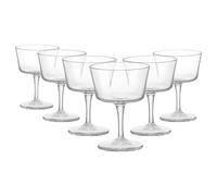 Bormioli Rocco Bartender Novecento Champagne Saucers - 220Ml - Pack Of 6