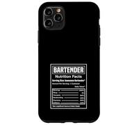 Bartender Nutrition Facts Funny Charisma Therapist Case for iPhone 11 Pro Max