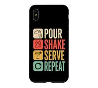 Bartender Pour Shake Serve Repeat Mixology Case for iPhone XS Max