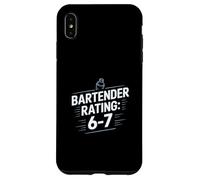 Bartender Rating 6 7 Funny Bar Humor Saying Case for iPhone XS Max