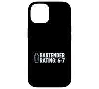 Bartender Rating 6 7 Funny Cocktail Joke Bar Case for iPhone 14