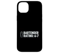 Bartender Rating 6 7 Funny Cocktail Joke Bar Case for iPhone 14 Plus