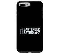 Bartender Rating 6 7 Funny Cocktail Joke Bar Case for iPhone 7 Plus/8 Plus