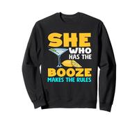 Bartender She Who Has The Booze Makes Rules Sweatshirt