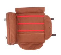 Bartender Travel Bag 18.5x15 Inch Bartender Kit Bag Coffee Color Canvas with Tote & Shoulder Strap Portable Bartending for Outdoor, Camping Picnic,