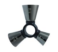 Bartending Jigger - 3 End Heavy Duty Stainless Precise Measurement, Measuring Cup Cocktail Jigger | for Professionals Enthusiasts Beginners Lovers Families Friends