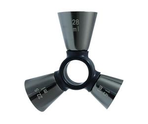 Bartending Jigger - 3 End Heavy Duty Stainless Precise Measurement, Measuring Cup Cocktail Jigger | for Professionals Enthusiasts Beginners Lovers Families Friends