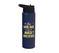 Bartending She Who Has the Booze - Bartender Stainless Steel Insulated Water Bottle