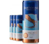 Bartenura - Moscato, Low Alcohol Sparkling White Wine in a Can - 250 ml x 4