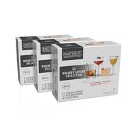 Bartesian 24-Pack Whiskey Lovers Mixer Capsules for Home Bar Mixology - Mix Pod Capsule Set for Bartesian Cocktail Drink Maker Machine