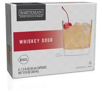 Bartesian Whiskey Sour Cocktail Mix - Whiskey Cocktail Ingredients - Bartesian Cocktail Capsules - Non-Alcoholic Cocktail Mix - Set of 8 Capsules