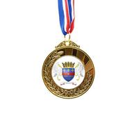 Barthelemy Asia National Emblem Gold Award Winner Medal First Place Ribbon