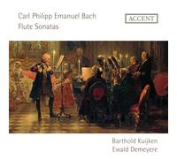 Barthold Kuijken Ew - CPE BACH FLUTE SONATAS - cd - A4z