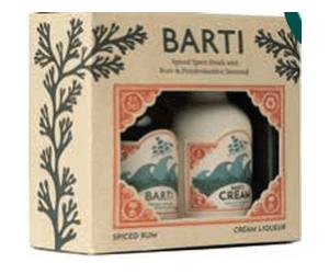 Barti Ddu Rum, 5cl, Caribbean Blend with Vanilla, Cloves and Orange, Welsh Laver Seaweed, 5cl Mini Duo Gift SetBy Winebuyers
